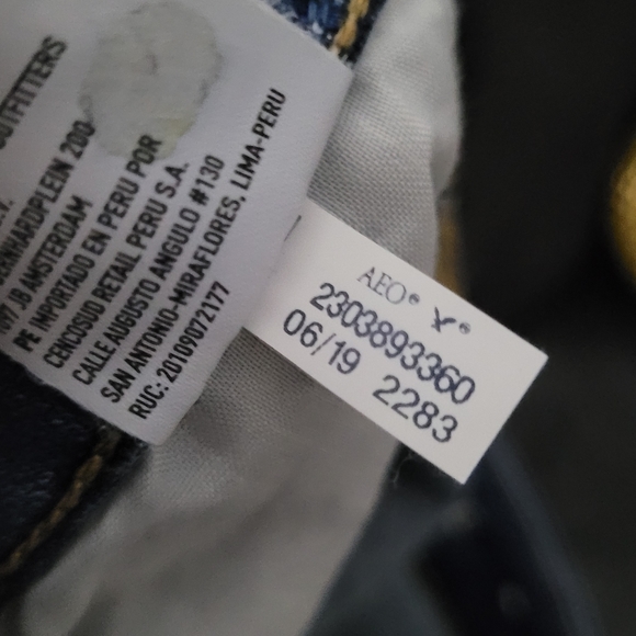 AMERICAN EAGLE | curvy hi-rise jegging skinny stretch short/cropped jeans - Picture 10 of 10